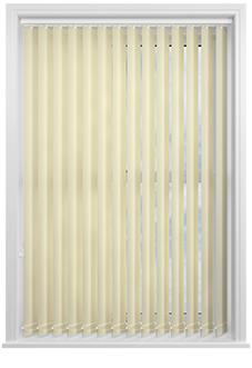 Palermo (Blackout), Cream - Vertical Blind